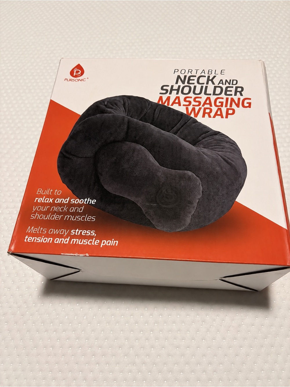 PURSONIC Portable Neck & Shoulder Massaging Wrap | Brand New | Never Used✨